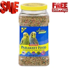 3-D Pet Products Premium Parakeet Food, 5.0 lb. Stay Fresh Jar