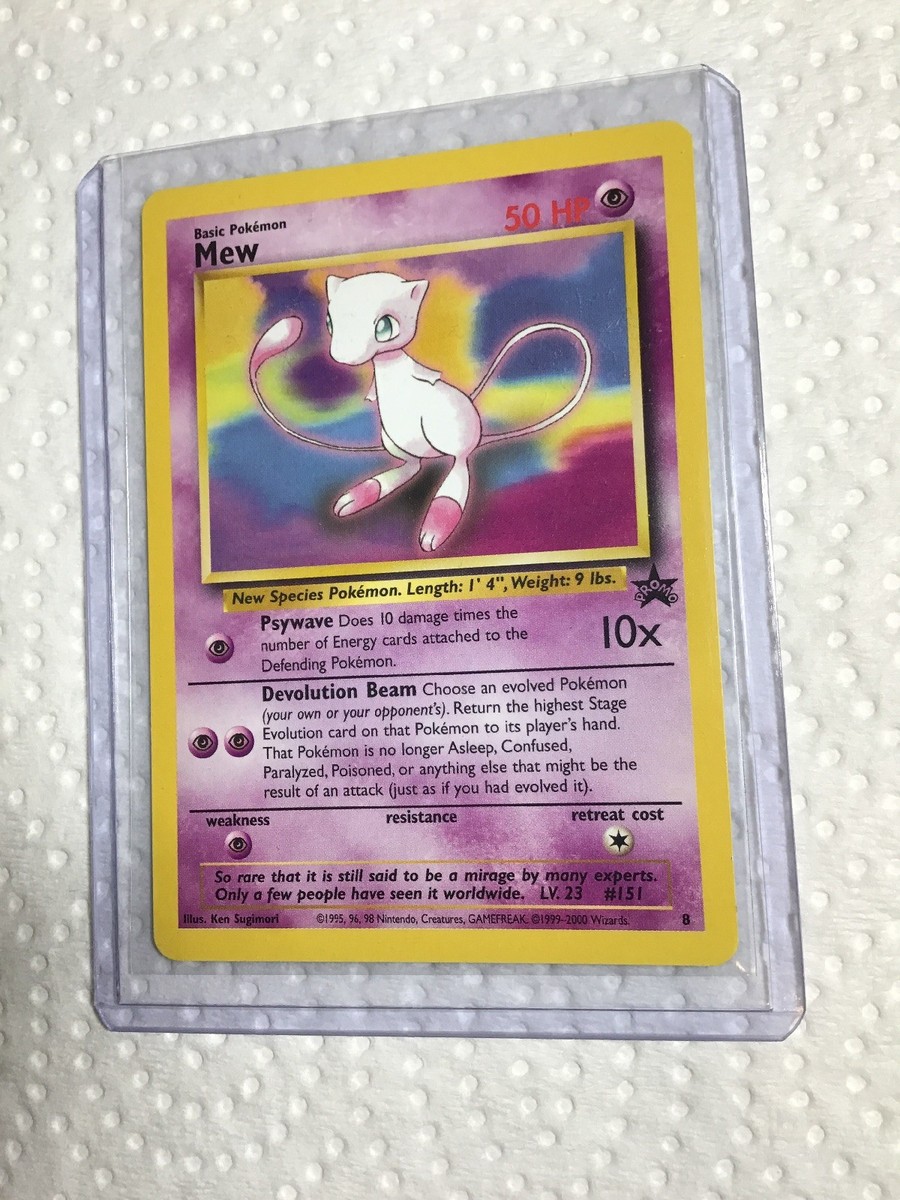 MEW - # 8 - Black Star Promo - Pokemon Card - NEAR MINT | eBay
