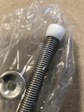 Spring Door Stop, 4 in. Reach, Flex Spring Steel, Satin Nickel- U1012,5X PLPCI M