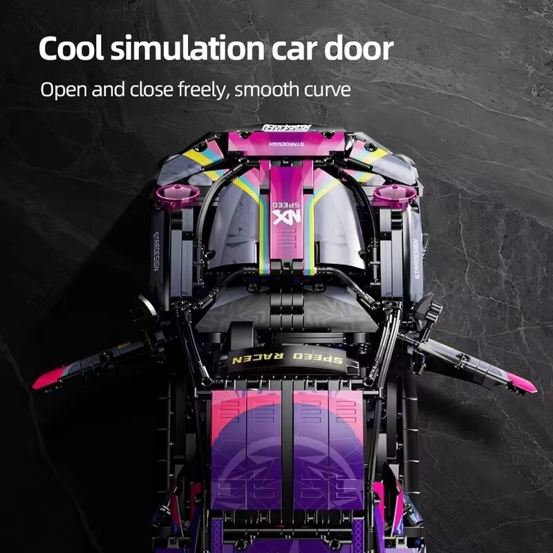 Porsche RSR 1611pcs, le cadeau idéal de jeu de construction pour passionné d'auto