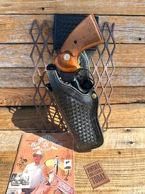 Tex Shoemaker 42A Duty Basket Leather Python Swivel Holster