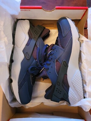 Nike Air Huarache Shoes Mens Size 9.5 Midnight Navy Blue 318429-409 (NEW)!