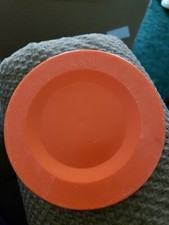 Fisher Price Fun with Food Pretend Play Lunch Kitchen Part Dish Orange Plate