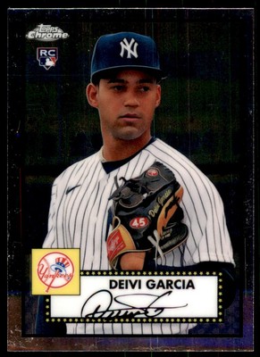 2021 Topps Chrome Deivi Garcia Baseball Cards #70