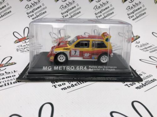 Maquette Voiture De Rallye MG Metro 6R4 RAC Lombard 1986 N°35 - Échelle 1/43 - IXOMODELS - Neuf