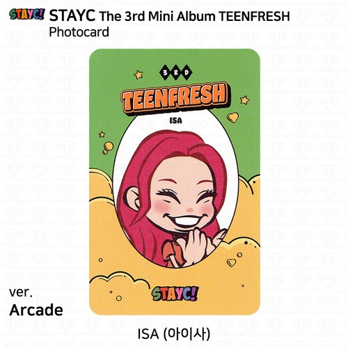 StayC 3rd Mini Album TEENFRESH Original Ver Digipack Ver Photocard 4cut Photo - Picture 55 of 120