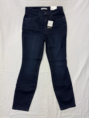 Nine West Women s 4P Sculpting Denim Skinny Petites Jeans Dark Blue NWT