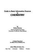 Guide to Basic Information Sources in Chemistry Hardcover Arthur