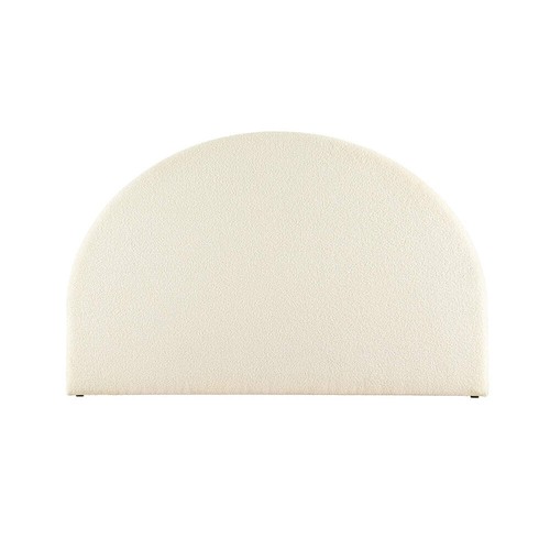 Artiss Bed Head Headboard Bed Frame King Boucle - GREI White - Picture 3 of 7