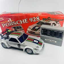 Radio Shack Porsche 928 Remote Control Electric 1/16 Scale Touring Car READ!