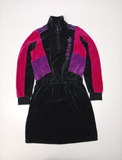 adidas Trefoil Samt-Sweatkleid Damen S 1/2-Re...