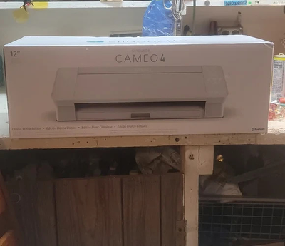 For Parts - Silhouette Cameo 4 Classic Cutter - White - Bad