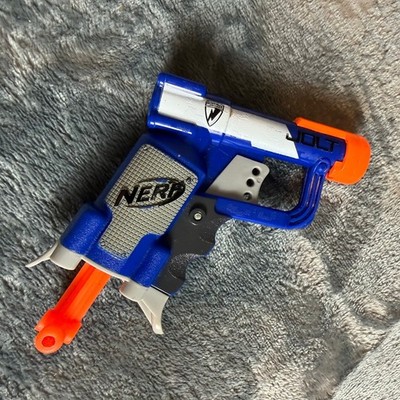Nerf Elite Jolt Mini Blaster Soft Dart Blue Orange 2010 Hasbro C-28228 A0707