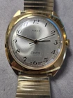 Working Timex Electric 1978 36mm Gold Tone Mens Vintage Watch England Dial