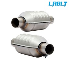 2 × 2" Inlet/Outlet Catalytic Converter with Heat Shield For Ford Mustang V6 V8