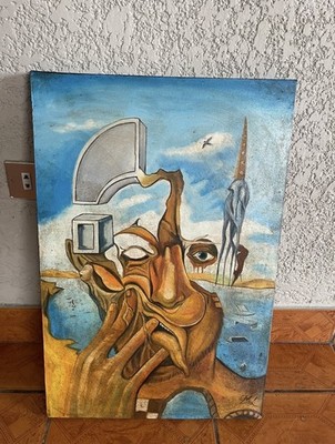 Salvador Dali oil painting on canvas signed