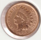US Rare Old West 1905 Indian Head Penny Coin American Collection Shield Cent V73
