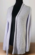 GAP Lavender SZ S Purple Classic Long CARDIGAN SWEATER, Small, EUC, Light, Thin