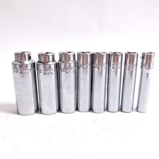 Mac Tools 8 Pc. 14 Drive Sae Deep Socket Set 916-14 Md186-md86