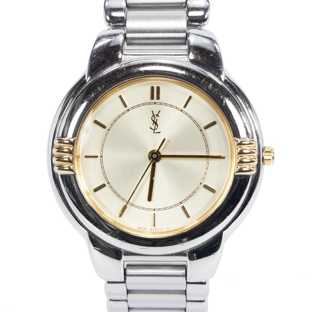 Orologio Saint Laurent donna quarzo logo YSL vintage