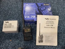 Yaesu VX-7R Triple Band Heavy Duty Submersible Transceiver w/ speaker microphone