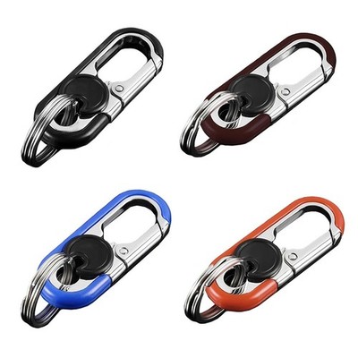 Car waist keychain car keychain anti-theft key ring anti-lost keychain