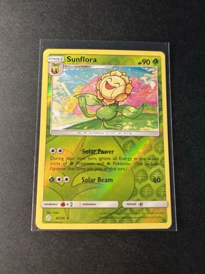 Sunflora 8/236 Cosmic Eclipse Reverse Holo Rare Pokemon Card - NM Eng