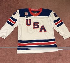 J. Hughes 86 Team USA Winter Olympics 2026 White Hockey Jersey Stitched XXL