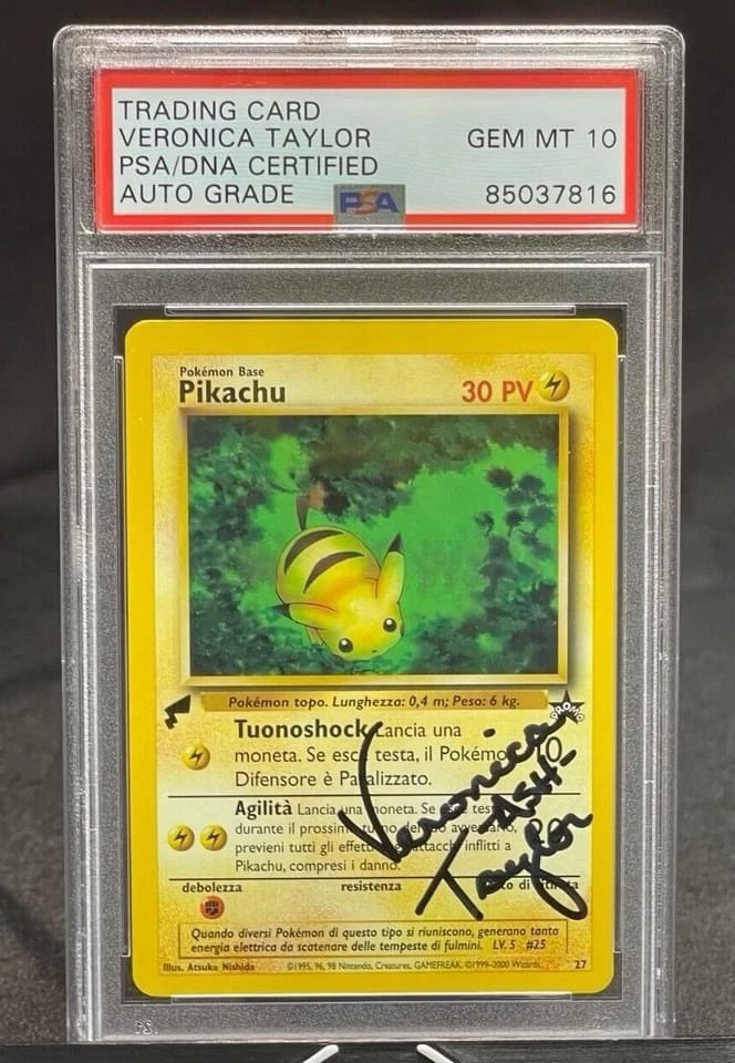 Pikachu Pokémon TCG Professional Sports Authenticator (PSA