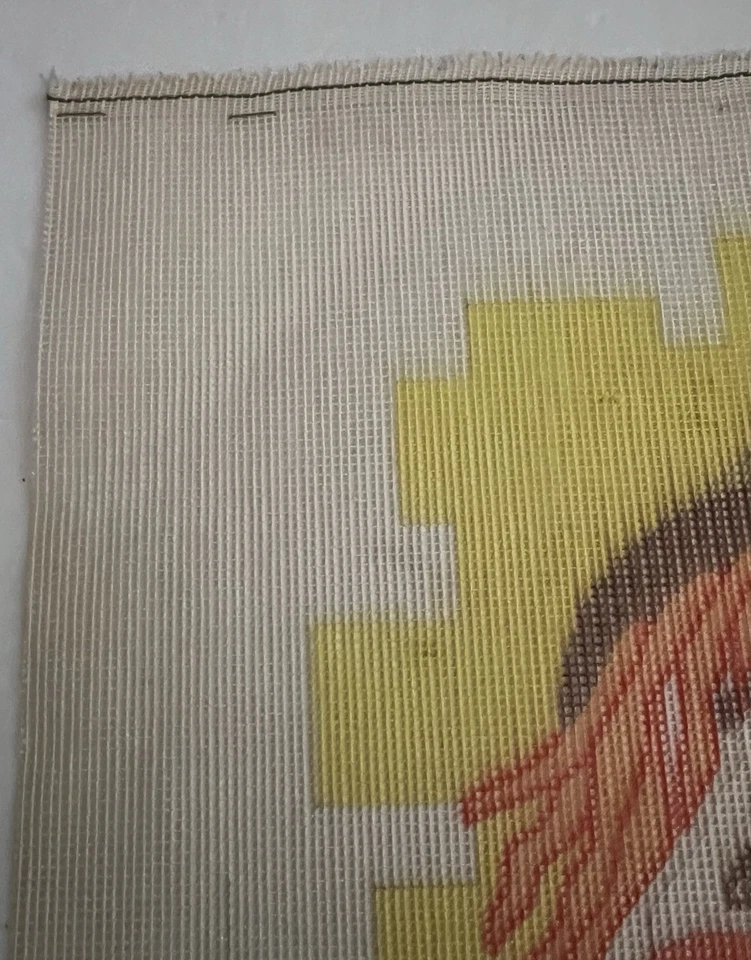 Vintage Paternayan Needlepoint Canvas – Clown Face Design – Unstitched - Image 3 of 4