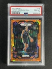 2023-24 Panini Prizm Victor Wembanyama #136 Orange Cracked Ice RC PSA 10 GEM MT
