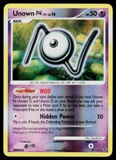 Unown [N] Secret Wonders 69/132 Reverse Holo Uncommon Pokemon Card