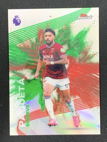 Lucas Paqueta 2025-26 Topps Finest Premier League Swerve fusion Green/Red #FV-37