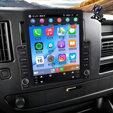 9.7 Inch Double Din Car Stereo for Chevy Express 2008-2011, 8-Core 6+128G