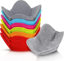 Meals (Assorted Color), Food, 8 Pieces Bowl Holders Microwave Safe Bowl Pot