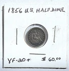 Beautiful 1856 U. S. Seated Liberty Silver Half Dime