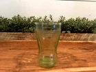 Green Cameo Depression Glass . 3-3/4" Flat Juice Tumbler.  3-3/4 oz.