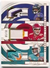 2023 National Treasures Lamar Jackson Patrick Mahomes Tua 3 Logo Patch /10 *flaw