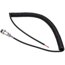 8Pin Handheld Speaker Mic Microphone Cable Cord For Alinco Radio EMS-57 53 DR635