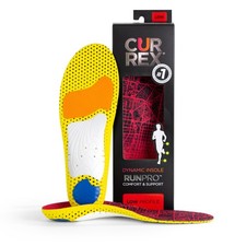 CURREX RunPro Insoles for M Mens 7-8.5 / Womens 8.5-10 , Low Arch - Red