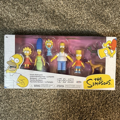 #ad 2024 Jakks Pacific The Simpsons Family 2.5quot; Figure Set 7 Pack Brand New $24.95