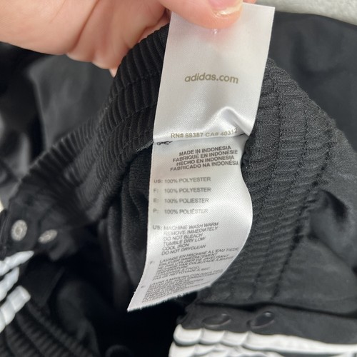 Adidas Track Pants Youth Large Snap Button Tearaway Athletic Striped - Picture 4 of 14