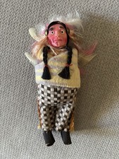 1950's 7'' Skookum Doll Native American Indian Excellent