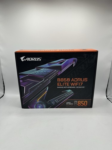 GIGABYTE B850 AORUS ELITE WIFI7 AMD AM5 LGA 1718 Motherboard, ATX, DDR5, 3x M.2
