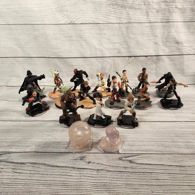 Disney Infinity Star Wars Figuren Konvolut Darth Vader Yoda Luke Leia Han Solo 18 Teile