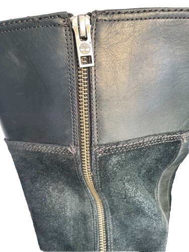 Timberland Earthkeepers stivali alti neri in pelle scamosciata da donna taglia 5W/38/US 7 - Foto 9 di 15