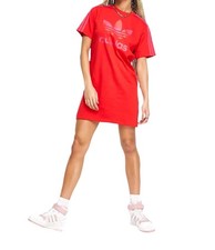 adidas TEE DRESS - H20486 - VIVID RED - MEDIUM