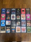 Atari 2600 Game Cartridge Lot of 24 Untested Pitfall Kaboom Pole position