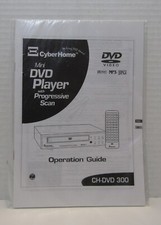  Cyberhome CH-DVD300 Mini DVD Player w/ Progressive Scan Operation Guide Manual