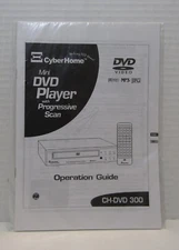*Cyberhome* CH-DVD300 Mini DVD Player w/ Progressive Scan Operation Guide Manual